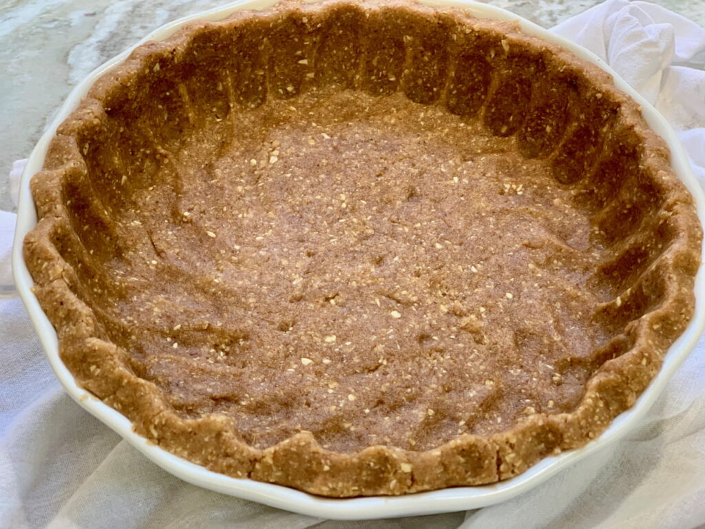 Easy no-roll pie crust