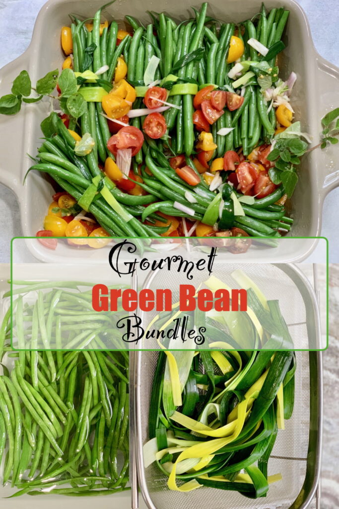 festive green bean bundles