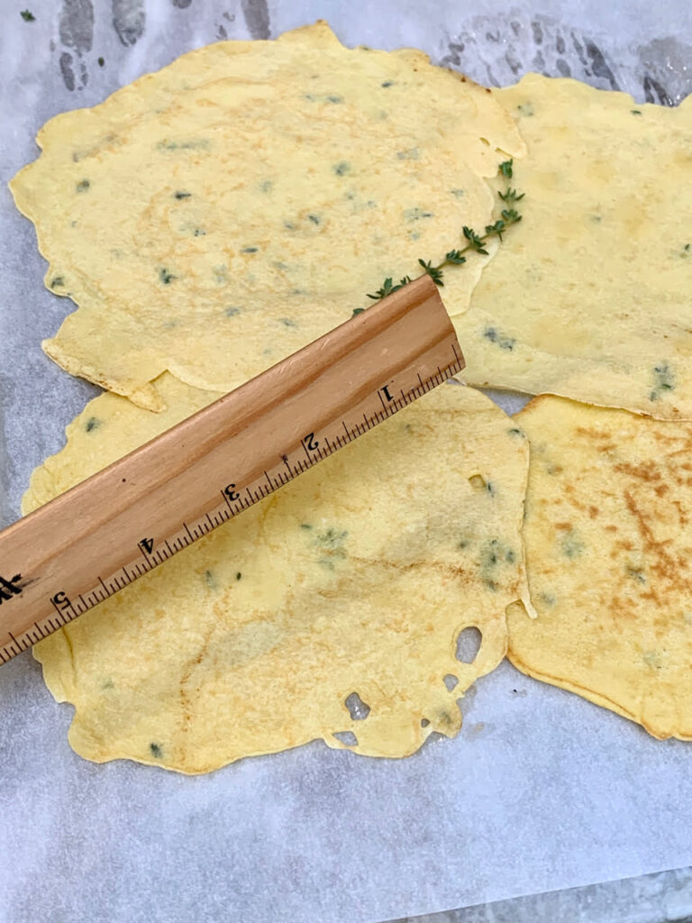 making crepes in advance
