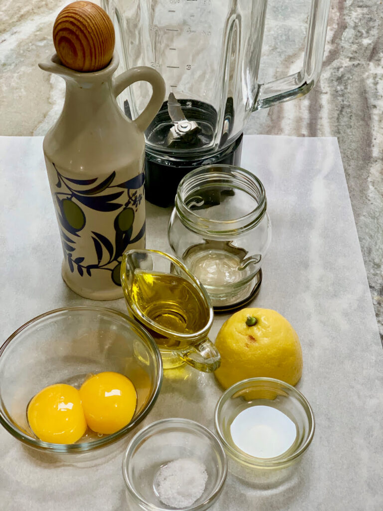 olive oil mayonnaise ingredients