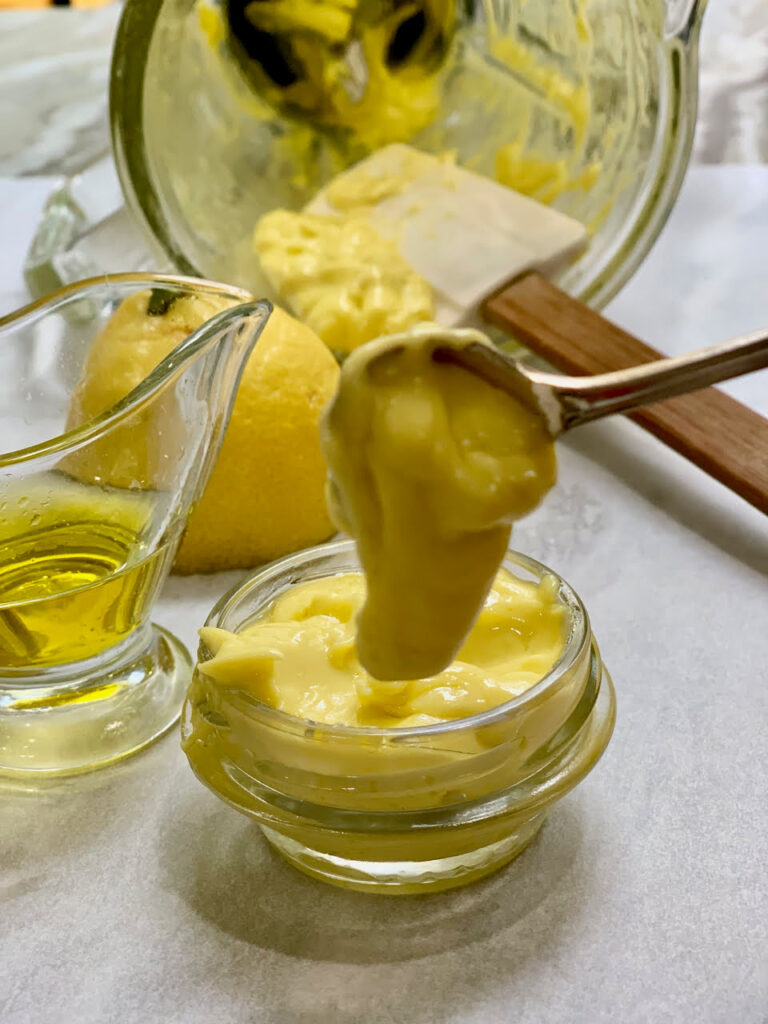 creamy rich olive oil mayonnaise