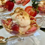 Strawberry Ginger Ice Cream Bowls