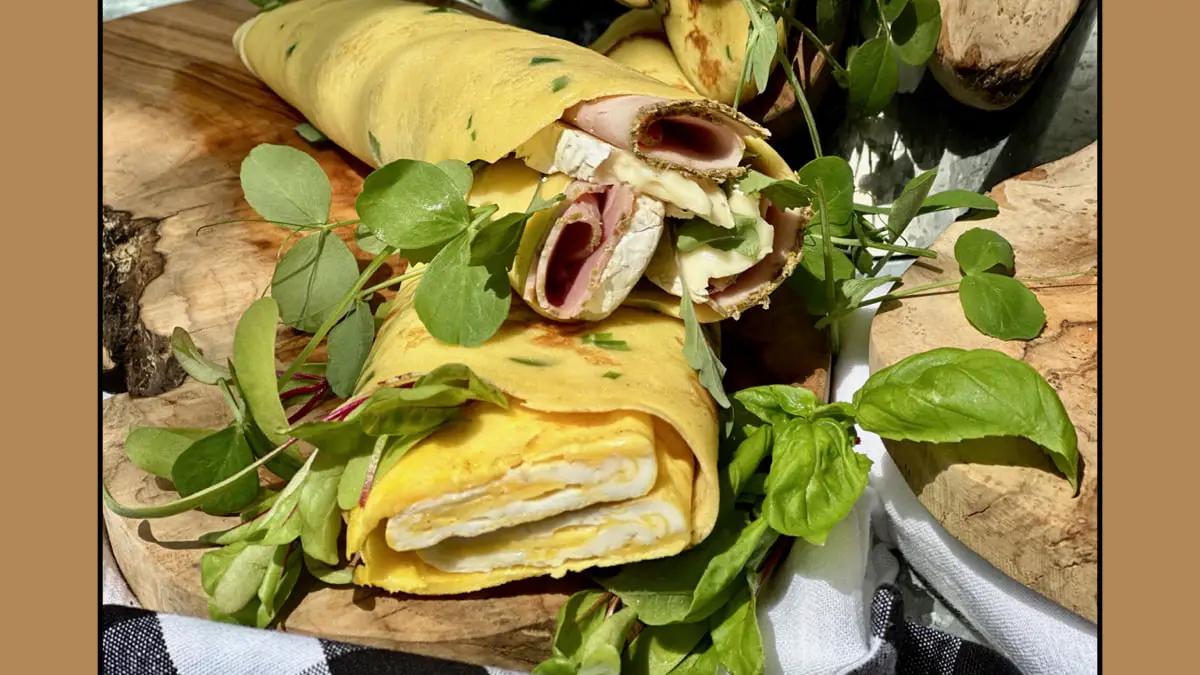 Savory Herb Crepes - For Wraps Omelettes Or Tapas (with video)