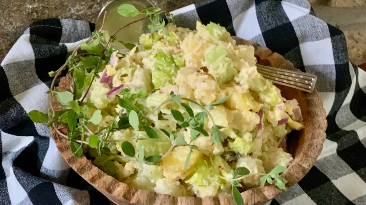 Potato Salad With Homemade Mayonnaise