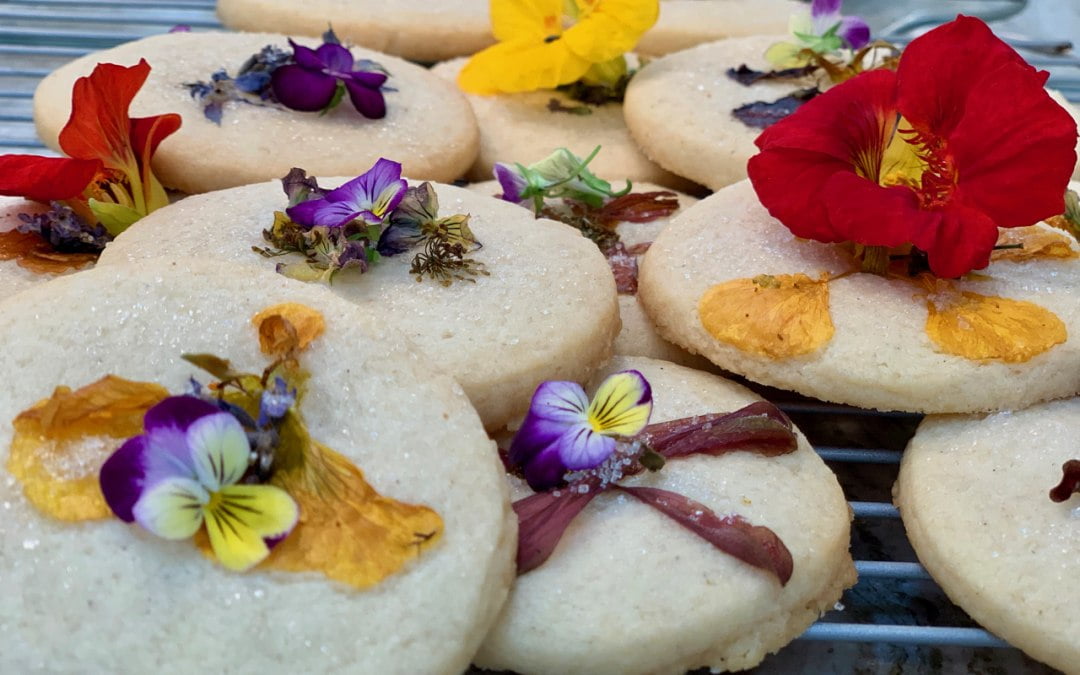 Edible Flower Cookies