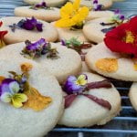 How To Make Edible Flower Shortbread Cookies