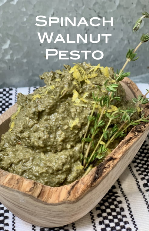 Spinach Walnut Pesto