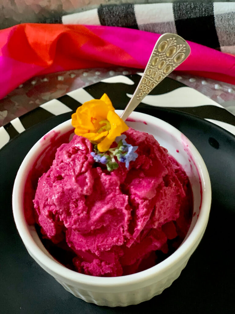 Luscious Garden Inspired Beetroot Ice Cream