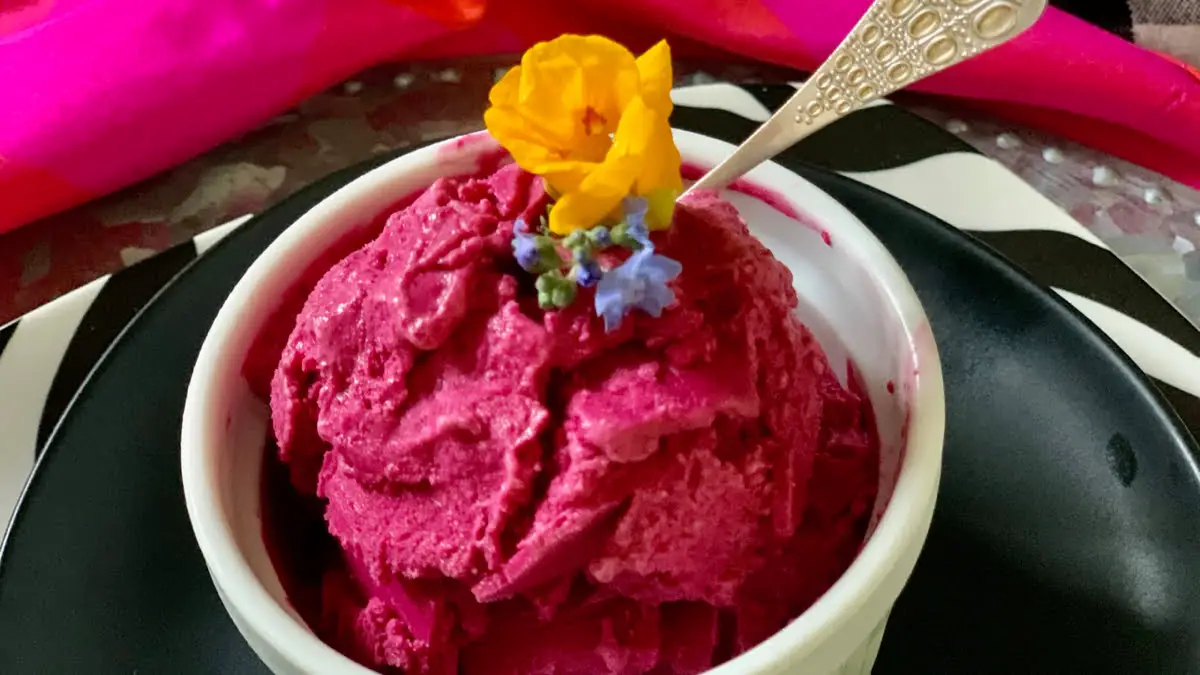 Beetroot Ice Cream Recipe - Garden Inspired