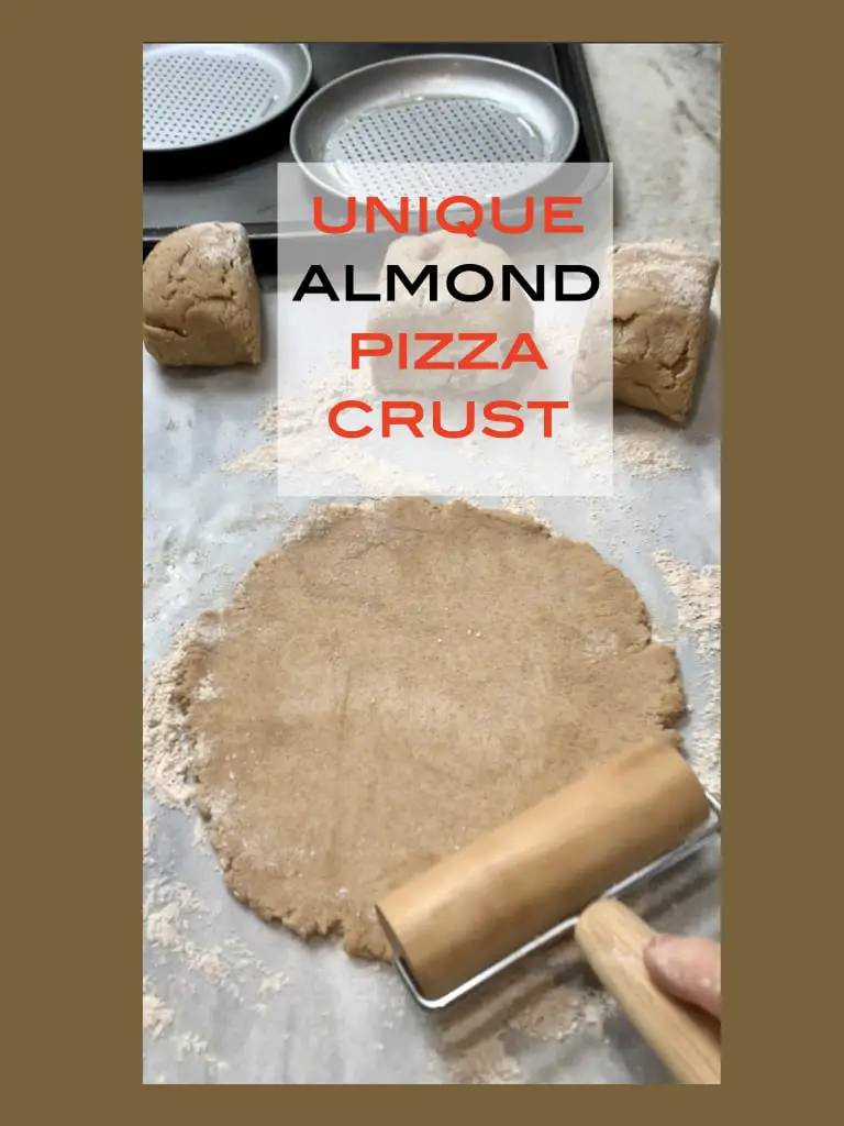 Unique almond pizza crust