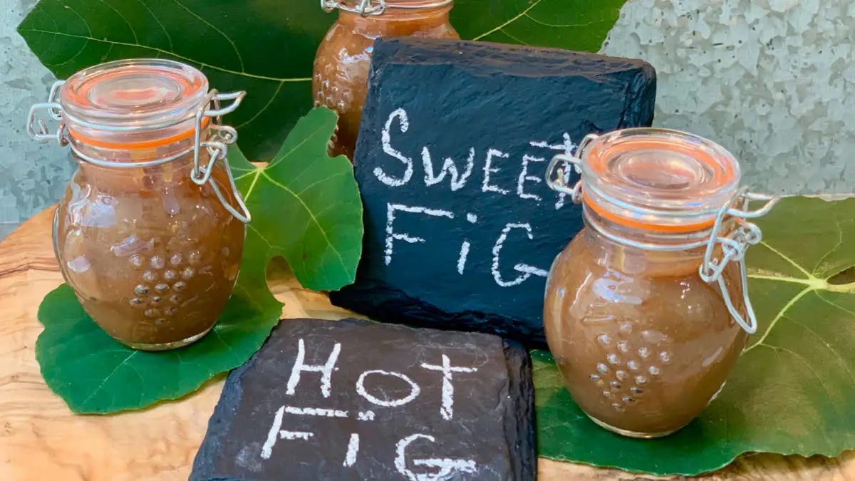 Homemade Savory Or Sweet Fig Jam