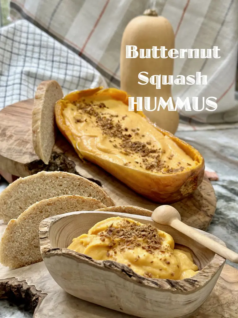 Roasted butternut squash hummus