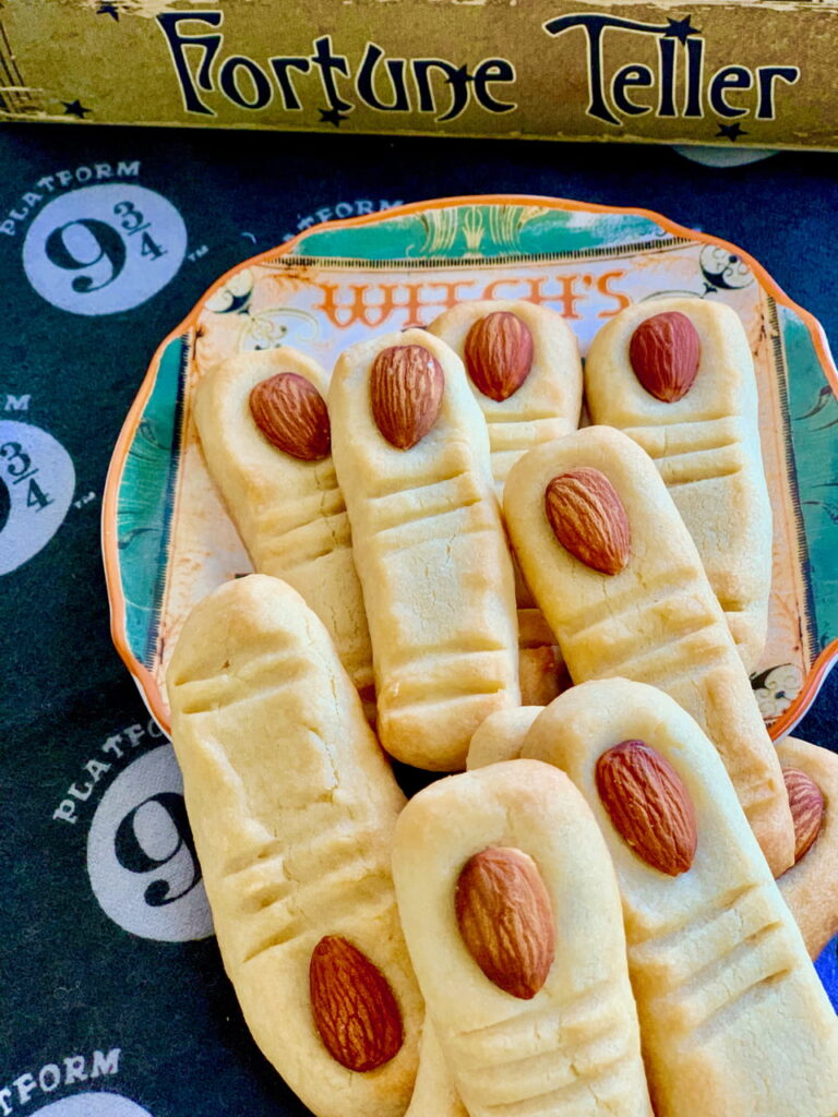 witch fingers shortbread cookies