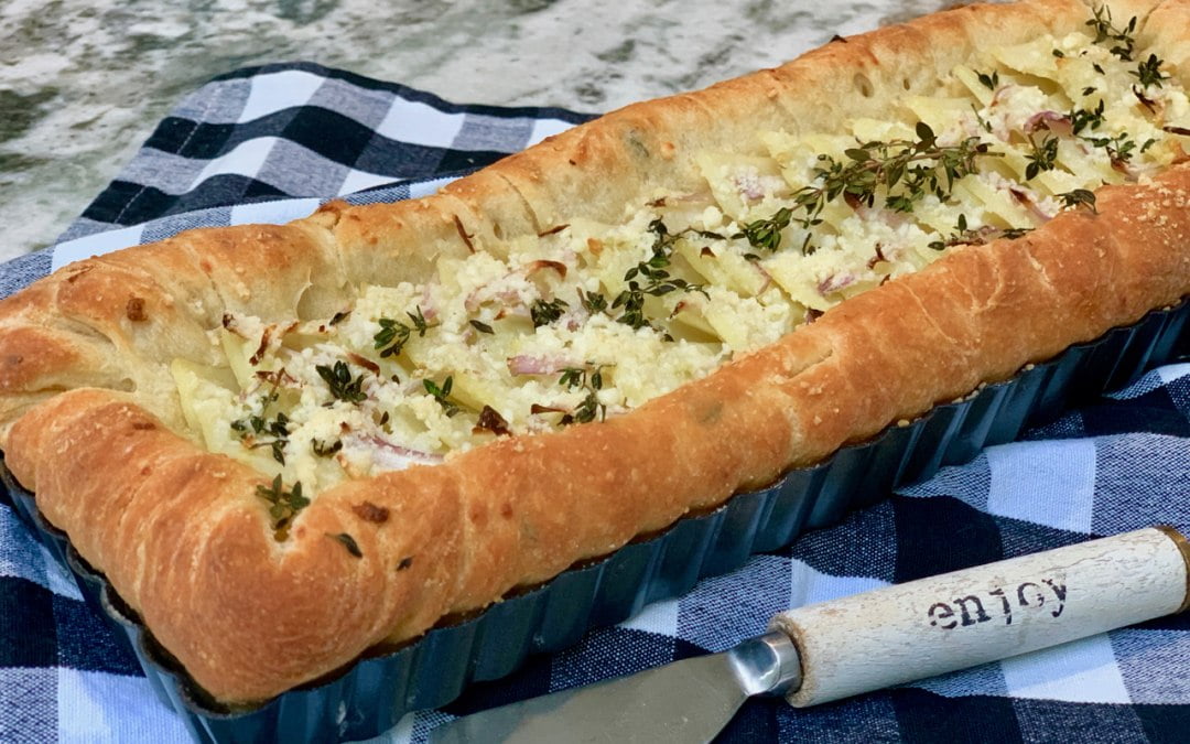 Bread Crust Potato Tart
