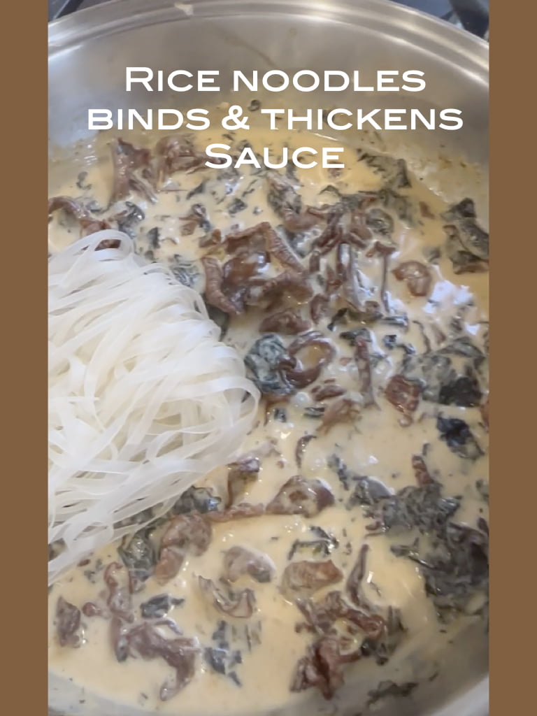 Rice Noodles - Binds And Thickens The Sauce