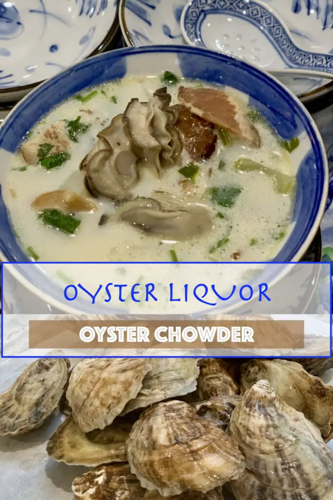 Maryland Oyster Liquor Oyster Chowder