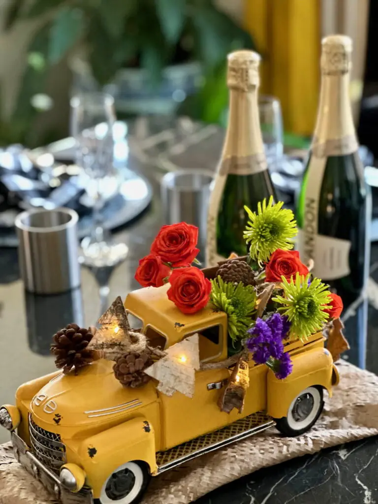 whimsical table centerpiece