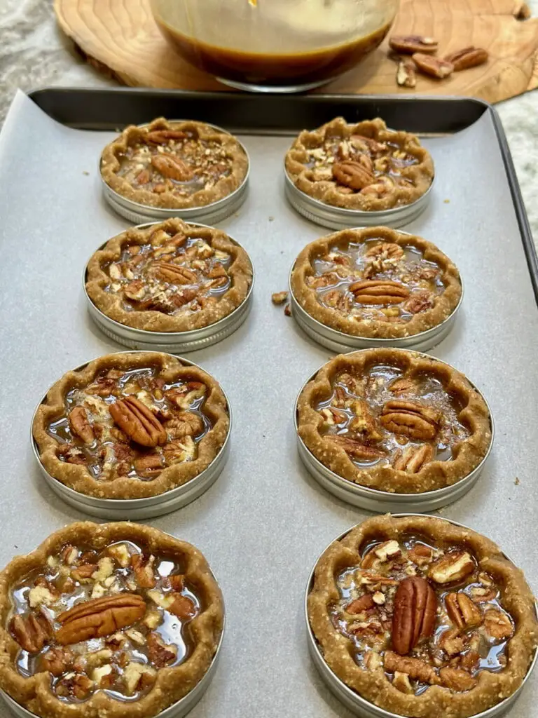 Bourbon and Pecan Tarts - Filled And Ready To Bake