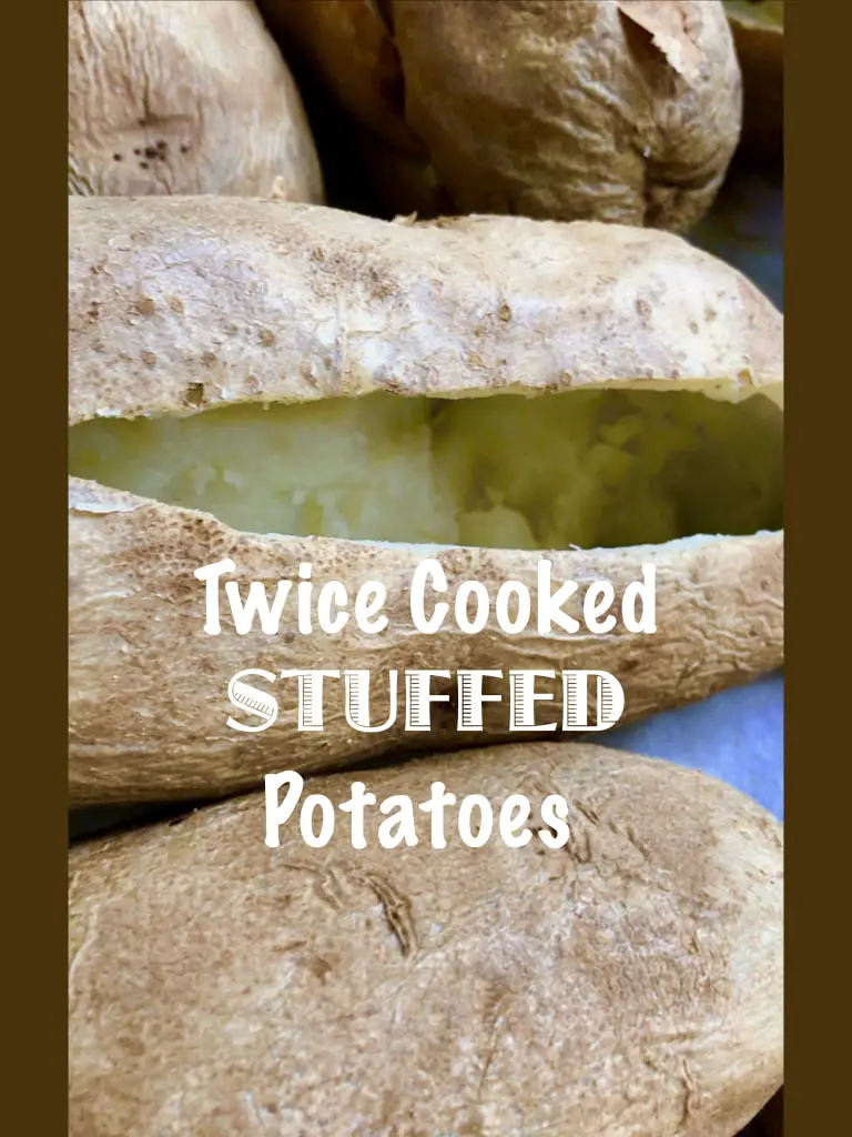 Twice Cooked Stuffed Potatoes