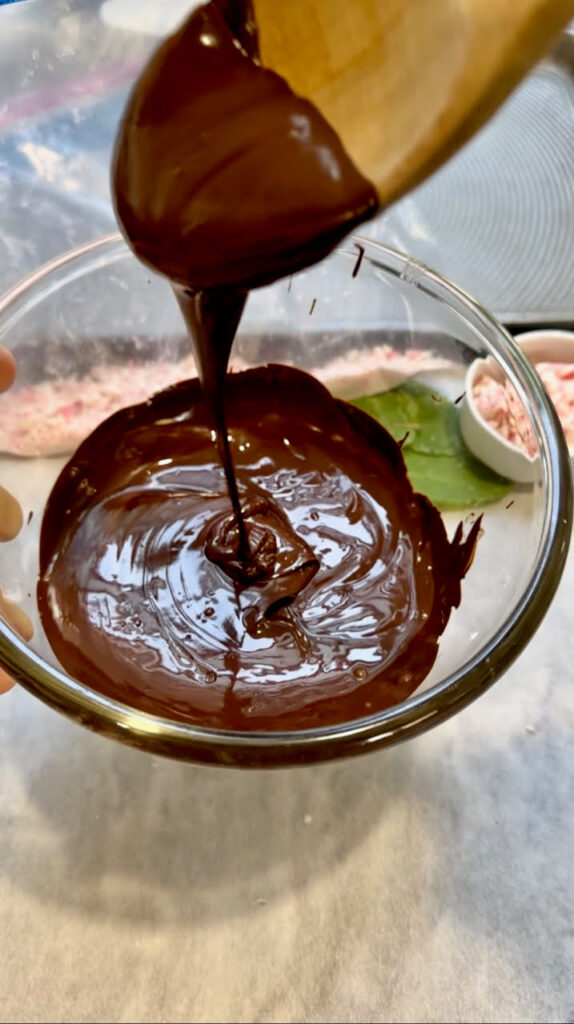 melted chocolate