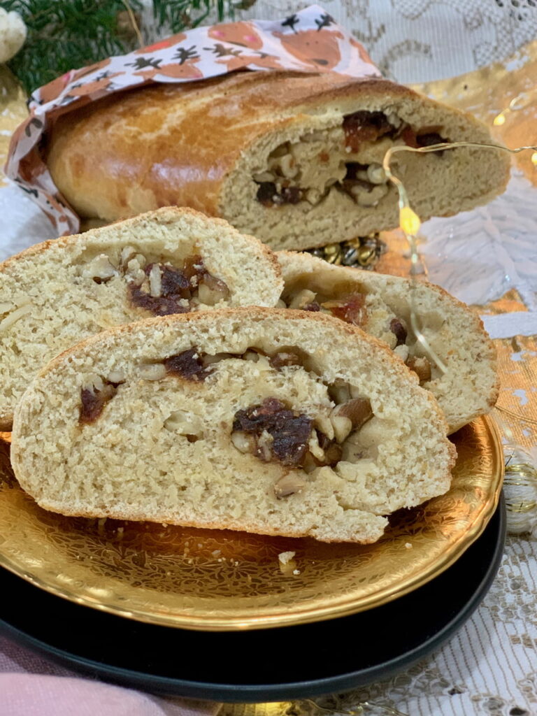 black walnut date brunch bread