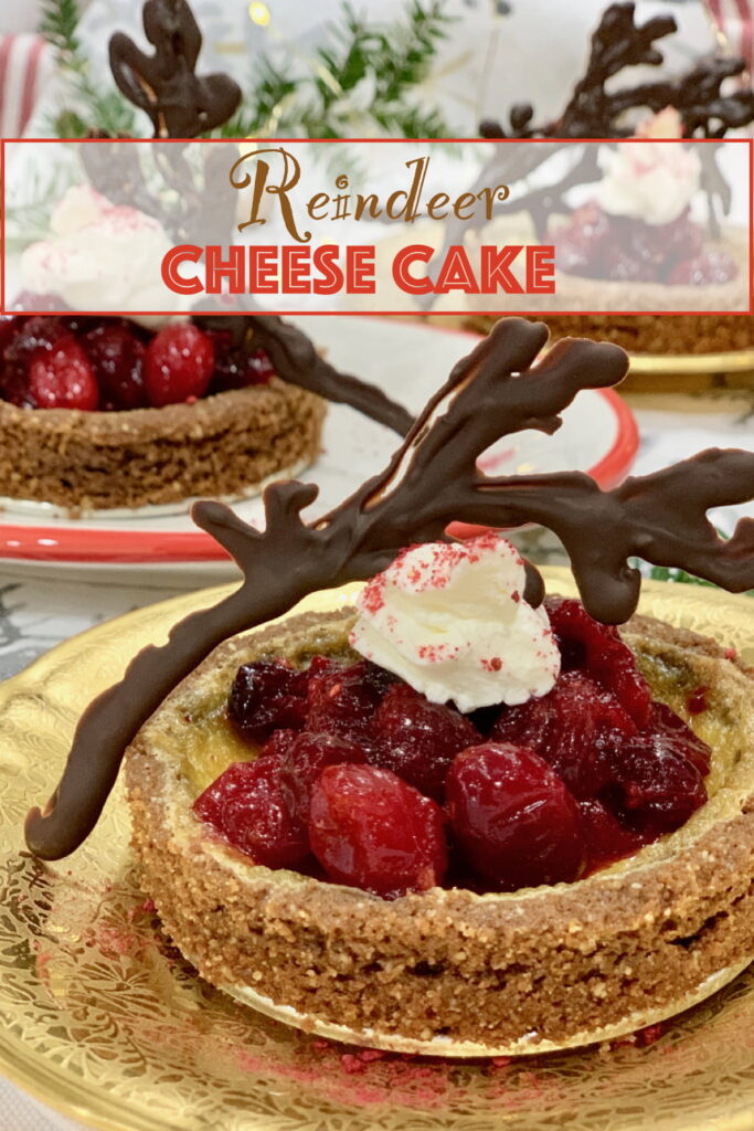 Chocolate Reindeer Cheesecake