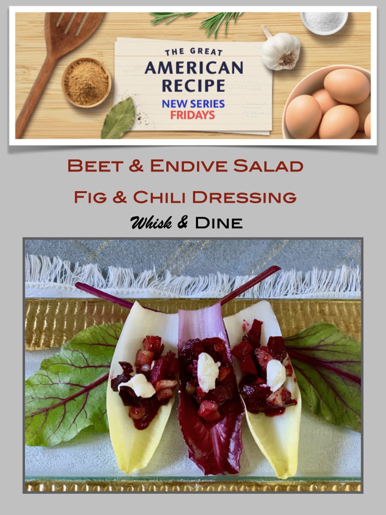 Beet Endive Salad with Fig Dressing