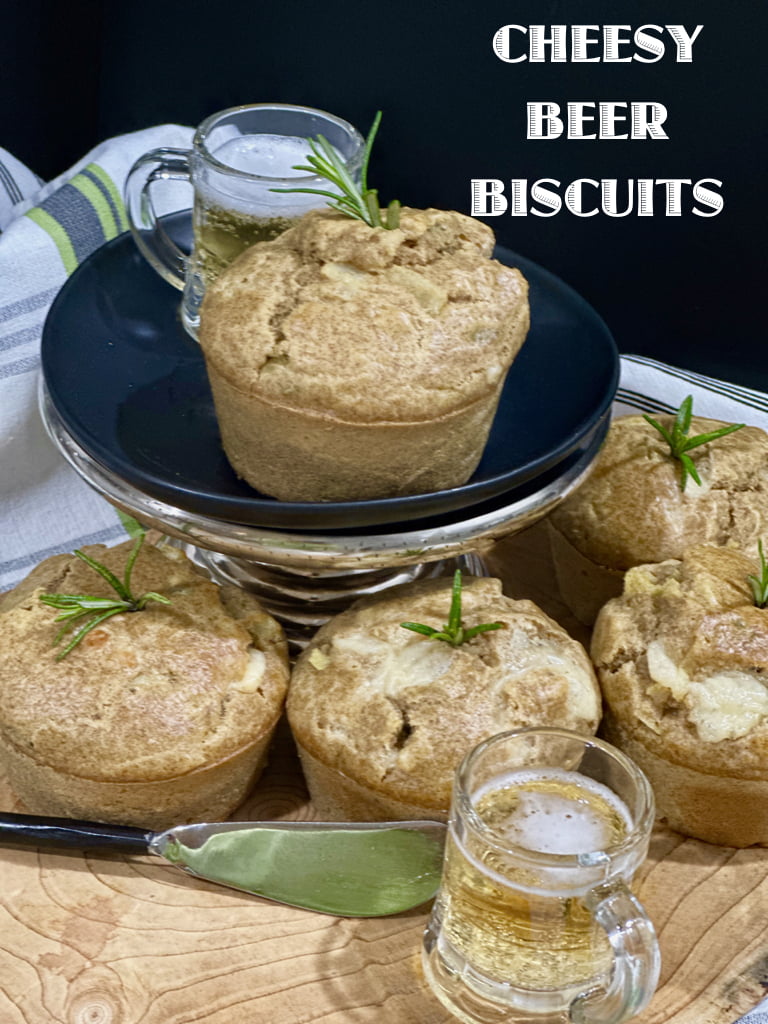 Cheesy Beer Biscuits