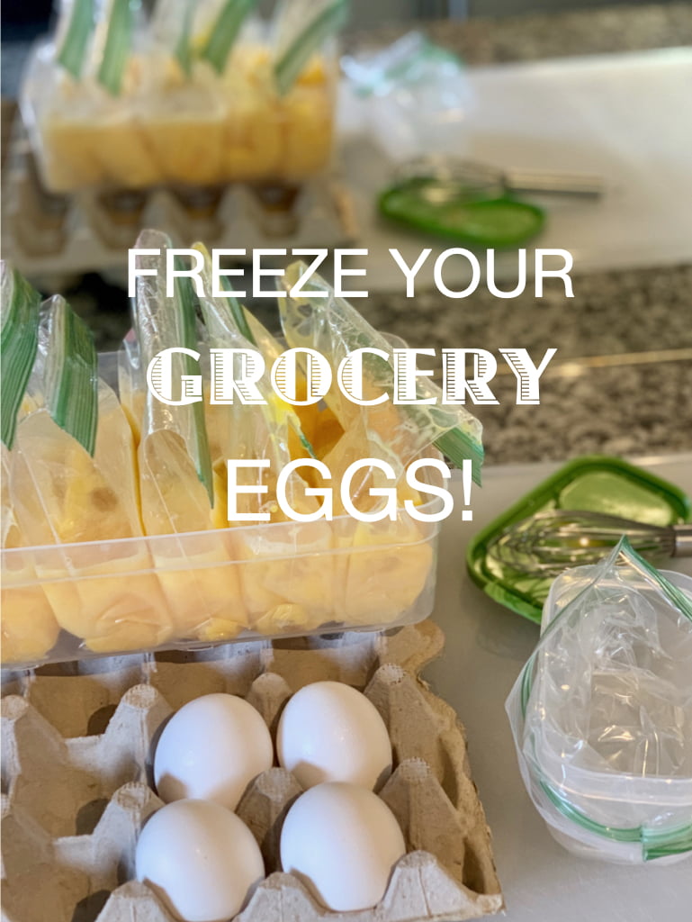Freeze Grocery Eggs