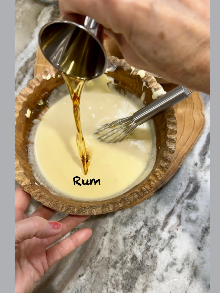 rum in my custard