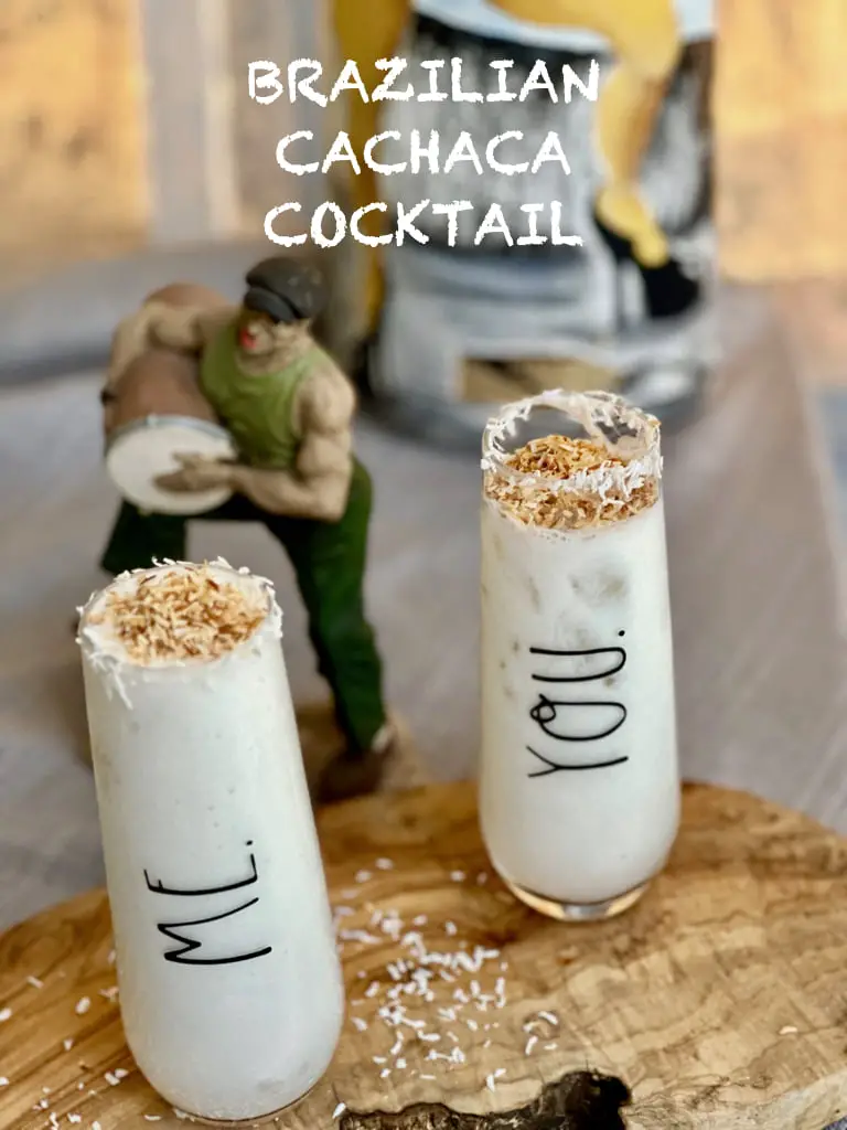 Brazilian Cachaca Coconut Cocktail