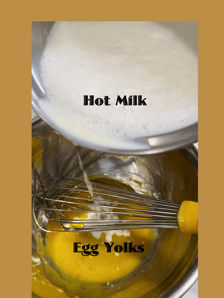 Tempering Egg Yolks With Hot Milk