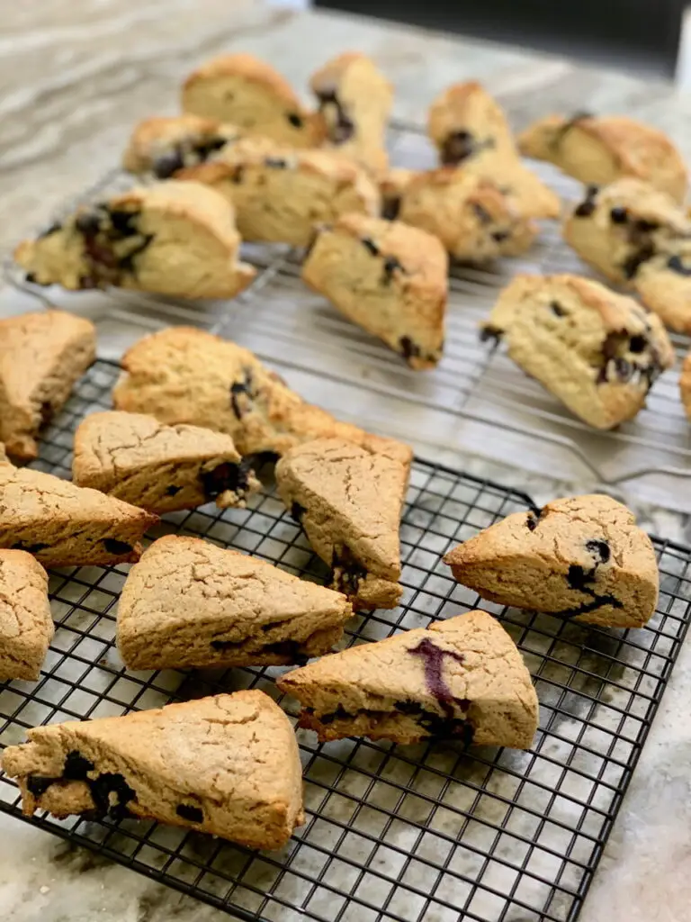 Hot Out Of The Oven Blueberry Scones