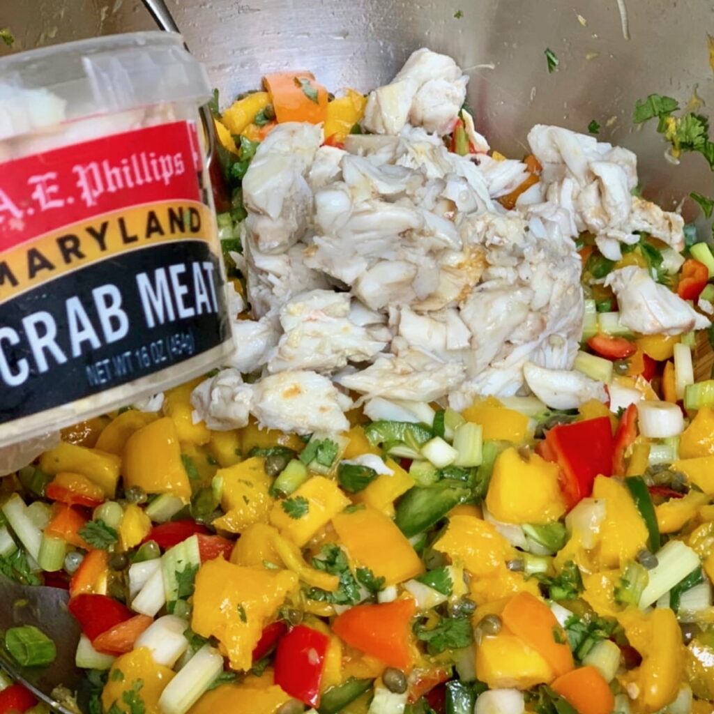 Crab Salsa Salad Ingredients
