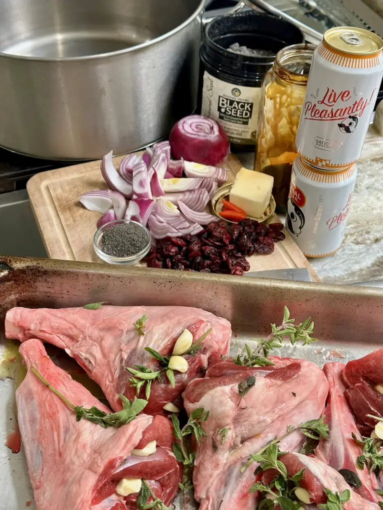 Tender Lamb Shank Ingredients