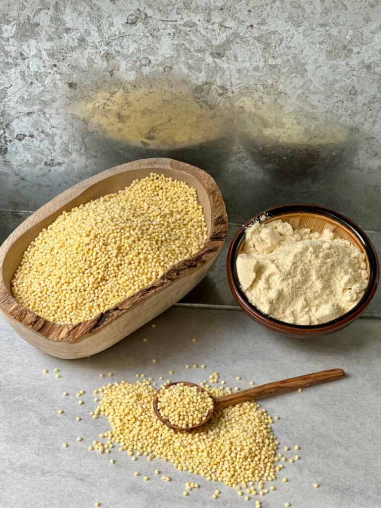 Millet Grain and Millet Flour