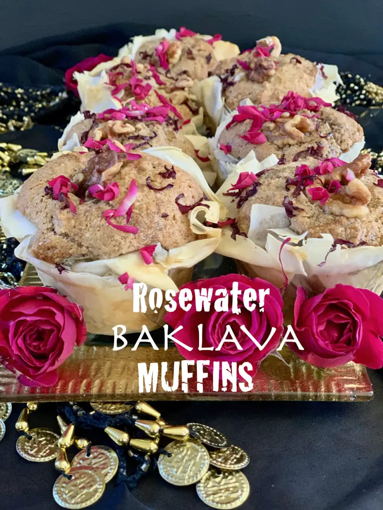 Rosewater Baklava Muffins - 1 of 52 Whimsical Muffins In My Muffin Madness Cookbook