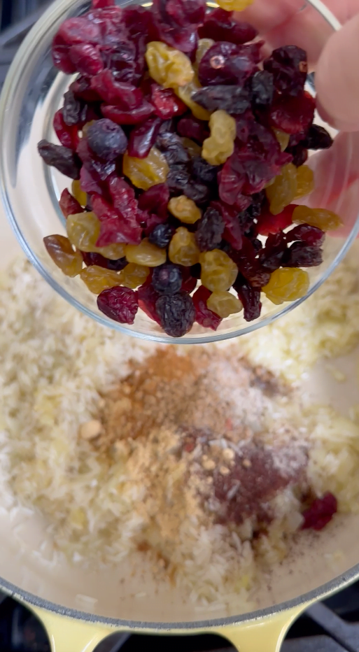 Adding Dried Fruits To Rice With Warm Spices Adds So Many Layers Of Flavor