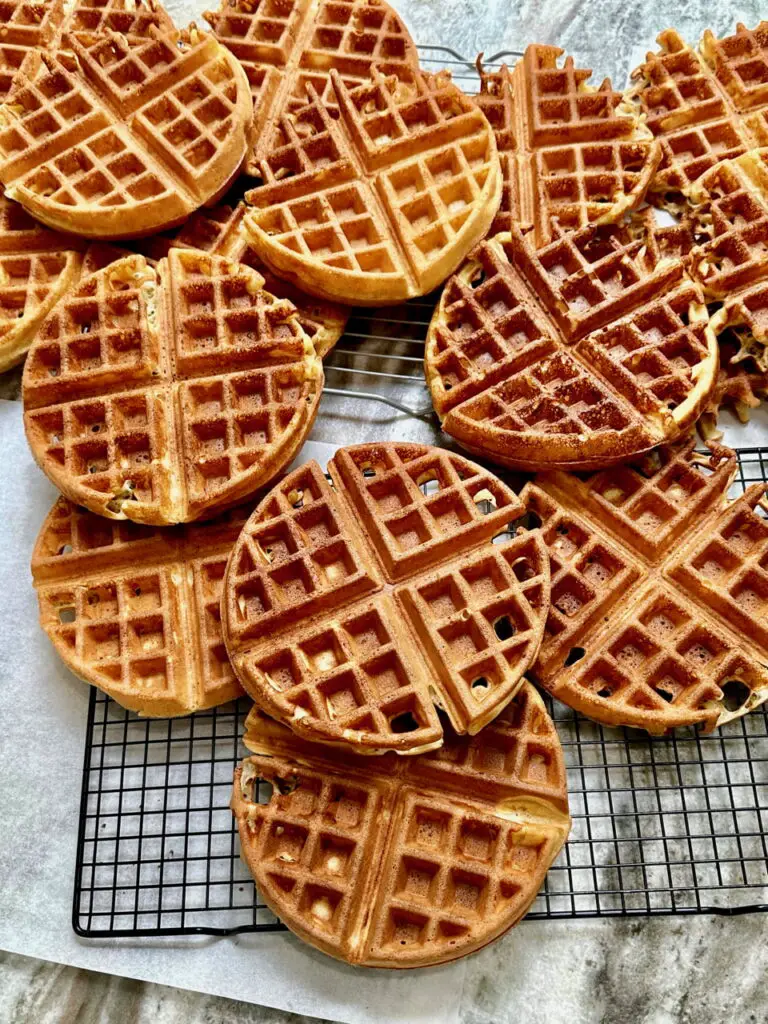 Each Waffle Cooks In Under 2-Minutes And They Are Ready To Serve