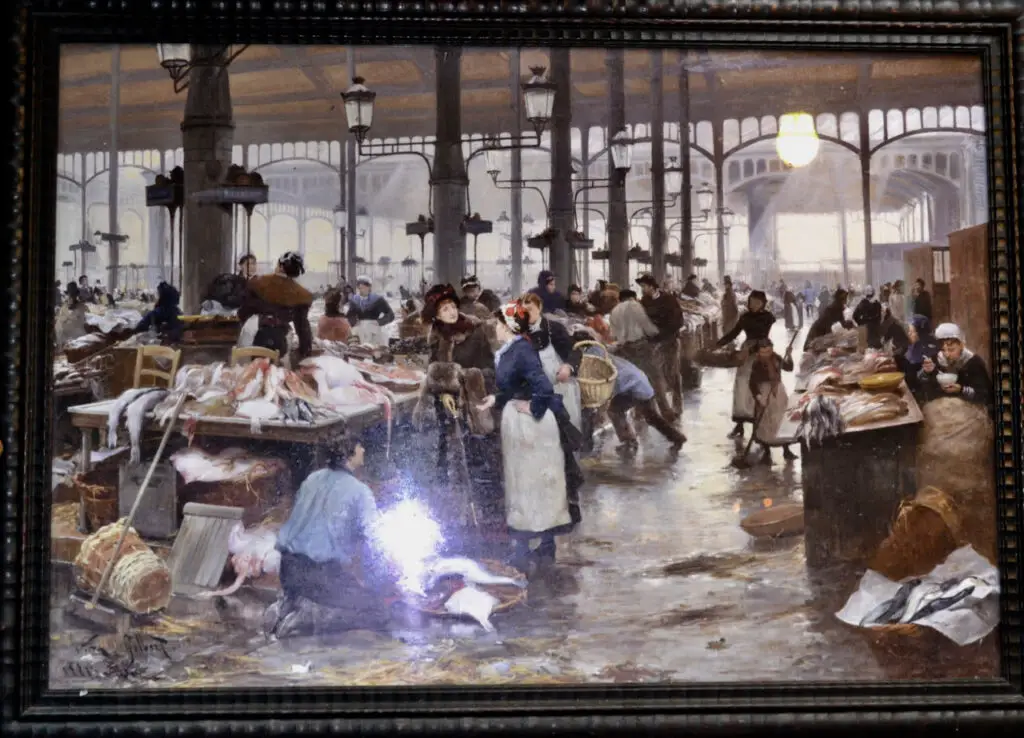 1800's fish market london