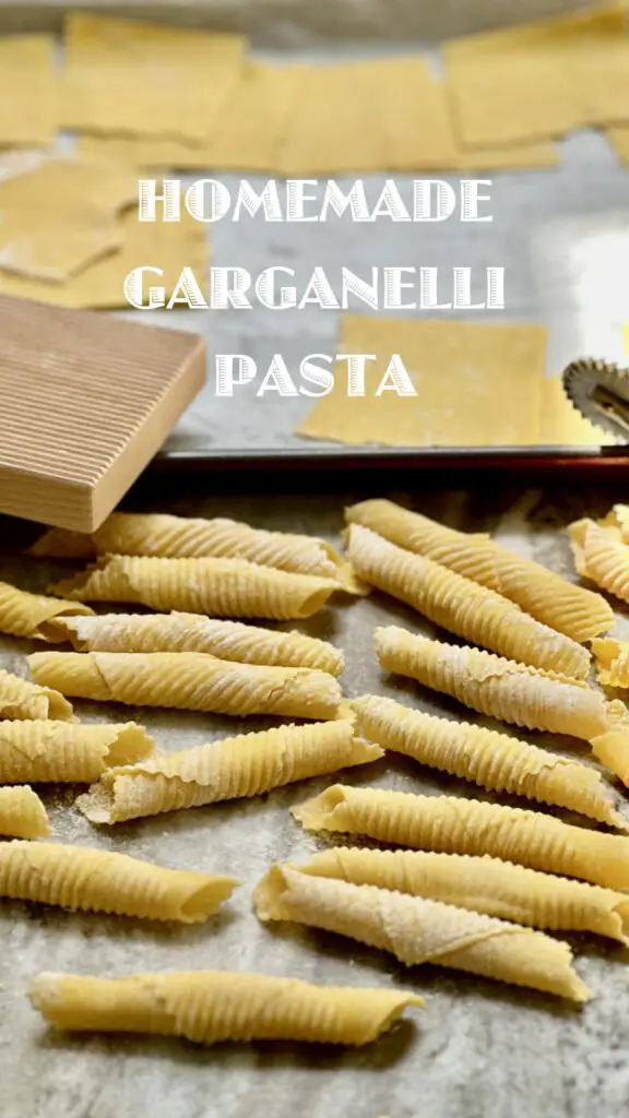 Homemade Garganelli Pasta