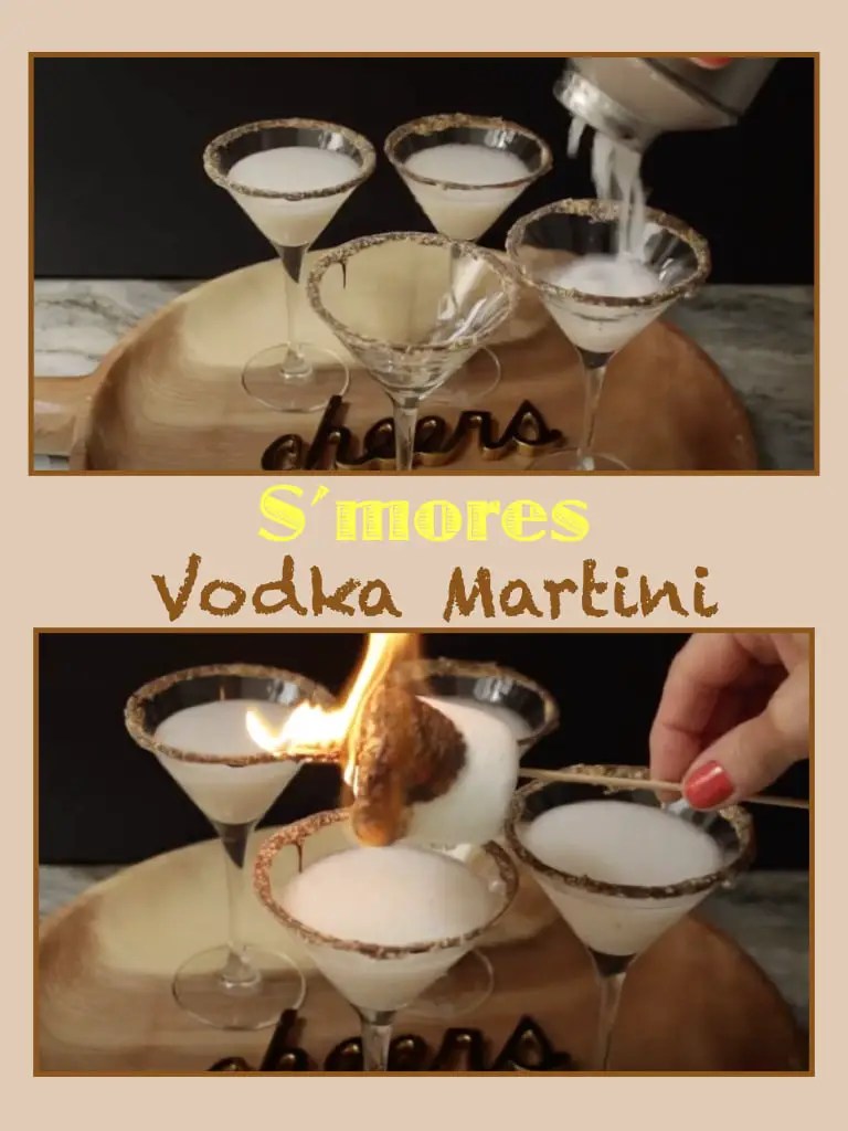 S'mores Vodka Martini