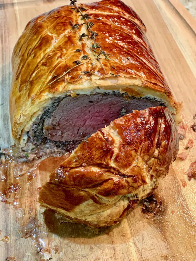 Perfectly Decadent Beef Wellington With Mushroom Pate