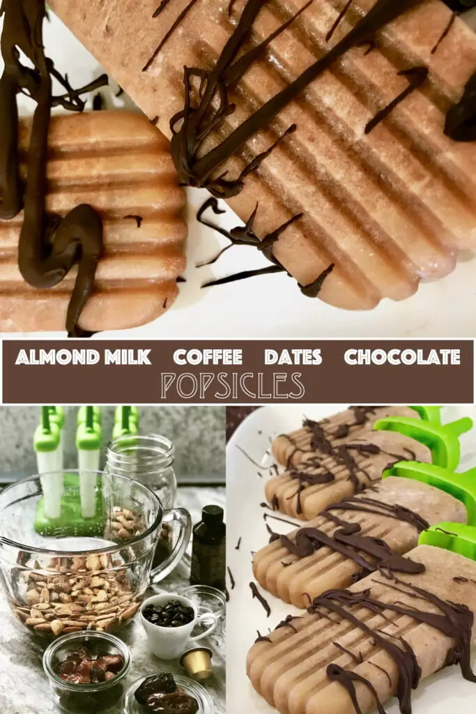 Mocha Latte Popsicles Sweetened With Dates