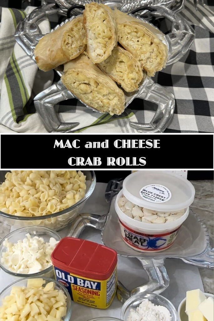 Grandmas Mac and Cheese Crab Rolls