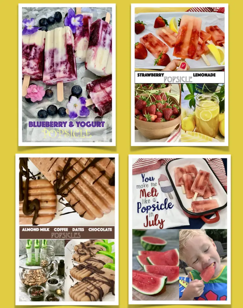 Healthy Delicious Frozen Popsicles With A Variety Of Choices