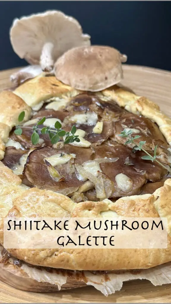 Classic Shiitake Mushroom Galette
