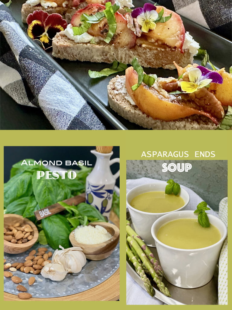 A Variety Of Recipes Made With Basil