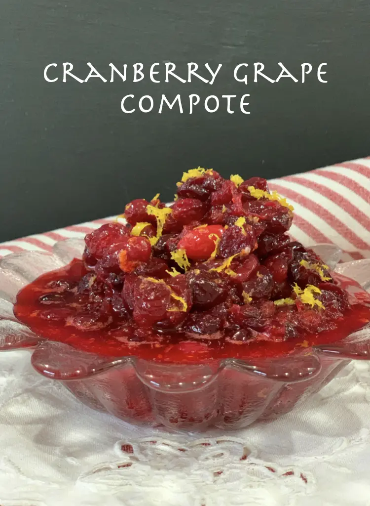 Cranberry Grape Compote