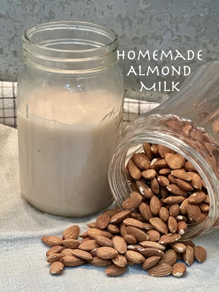 Healthiest Homemade Almond Milk - Just 2-Ingredients